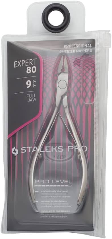 Staleks Pro Cuticle Nippers EXPERT Full Jaw - 80|9mm (NE-80-9)
