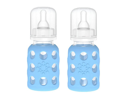 Lifefactory 4oz Glass Baby Bottle Sets