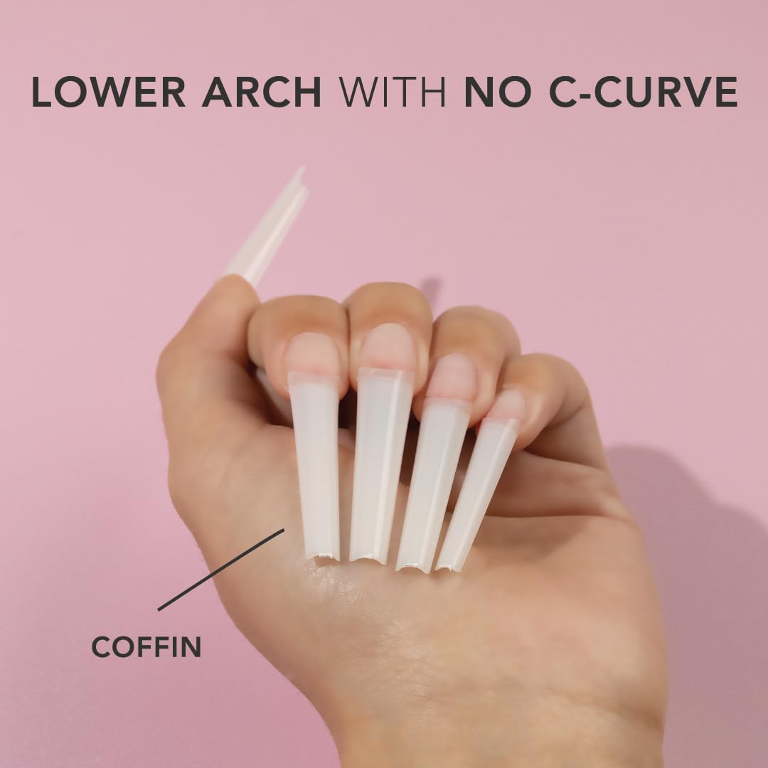 Kiara Sky Professional Nails Non C Curve Nail Tips