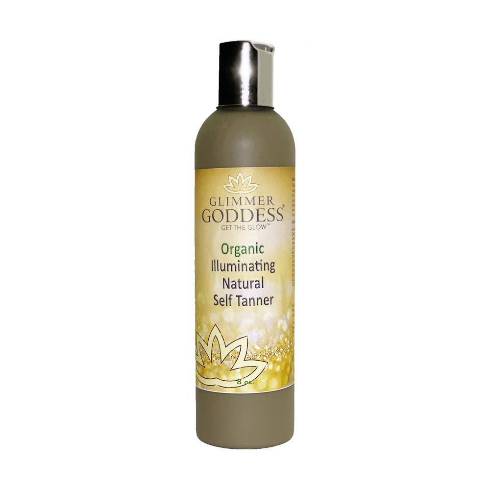 Glimmer Goddess Organic DHA FREE Self Tanner, 8oz