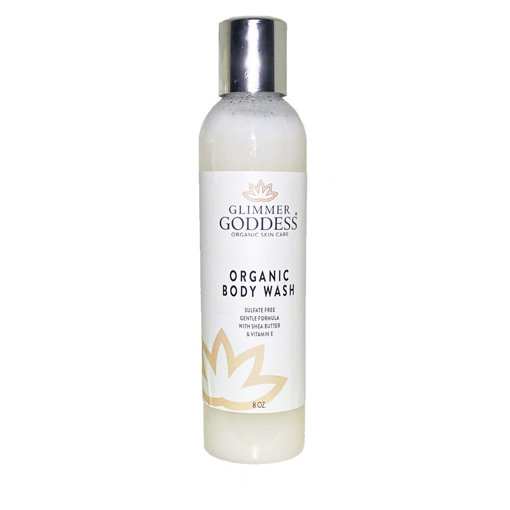 Glimmer Goddess Organic Moisturizing Body Wash, 8 oz