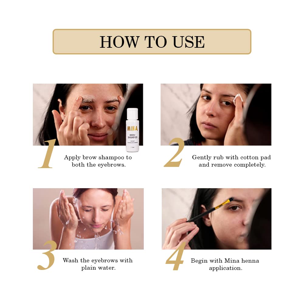 Mina Brow - Eyebrow Shampoo - 30 ml