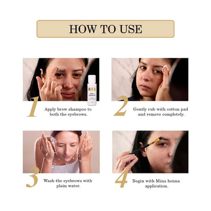 Mina iBrow Eyebrow Shampoo