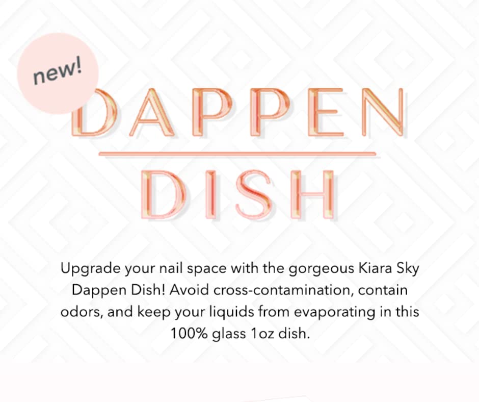 Kiara Sky Professional Nails Sprill-Proof Dappen Dish