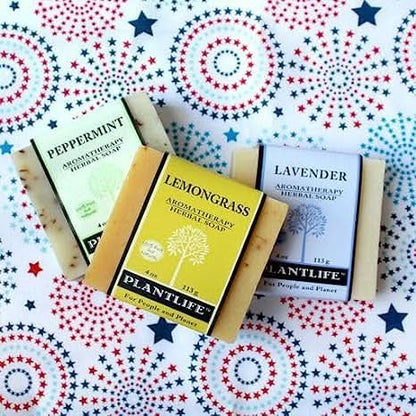 Plantlife Lemongrass Bar Soap - 4oz Bar 6-Pack
