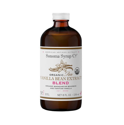 Sonoma Syrup Organic Pure Vanilla Bean Extract “Blend” 8 oz