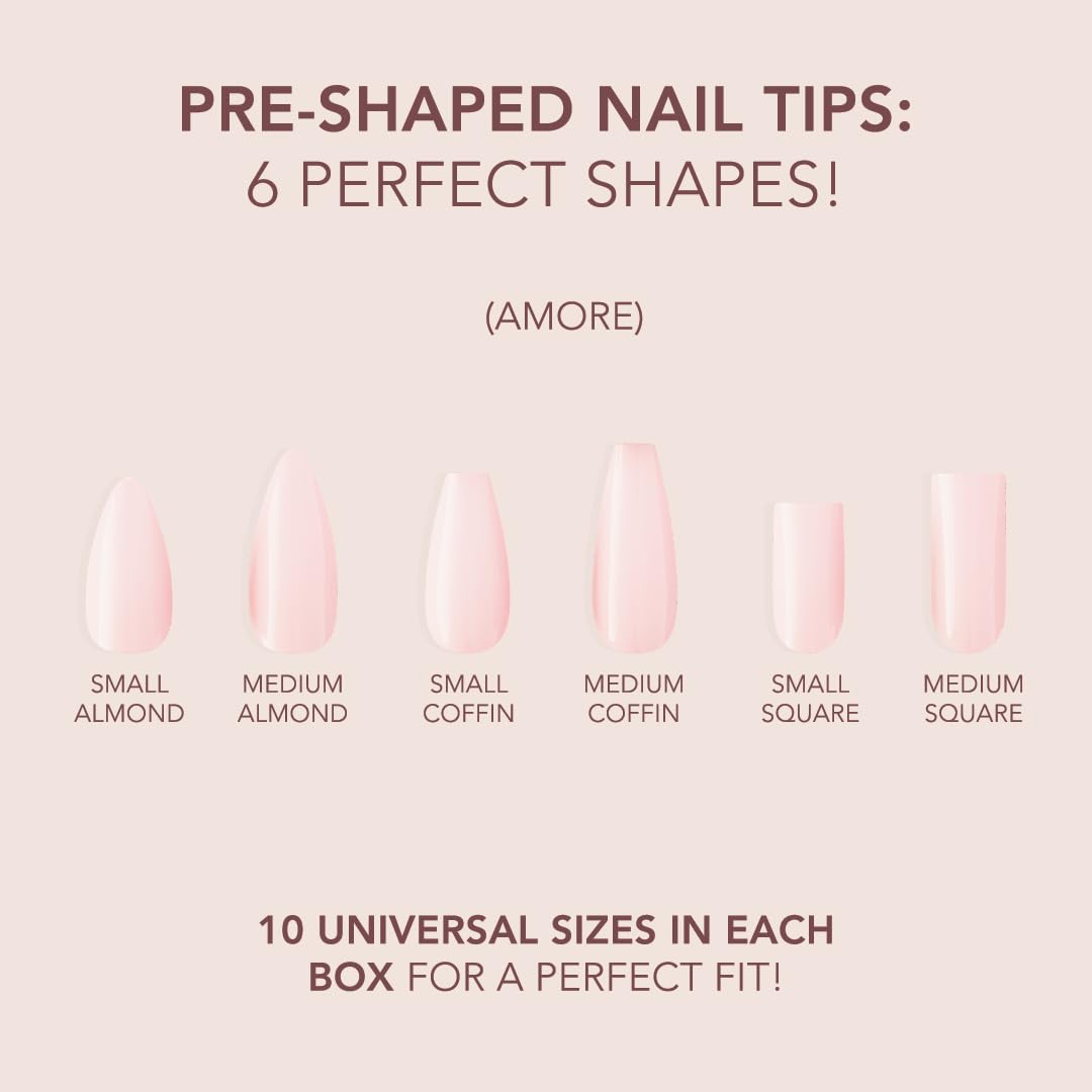 Kiara Sky Professional Nails *NEW* Cover Gelly Tip Case Soft Gel Nail Extensions