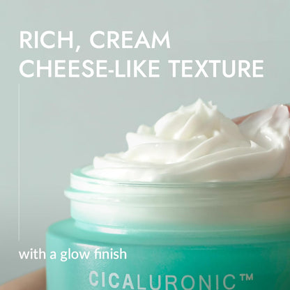 MIZON Cicaluronic MOISTURIZER Centella Asiatica and Hyaluronic Acid Shea Butter Rich moisturizer Soothing Hydrating Korean Skincare (1.69 fl oz/50ml)