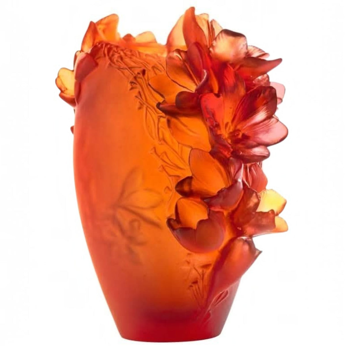 Daum Medium Saffron Vase