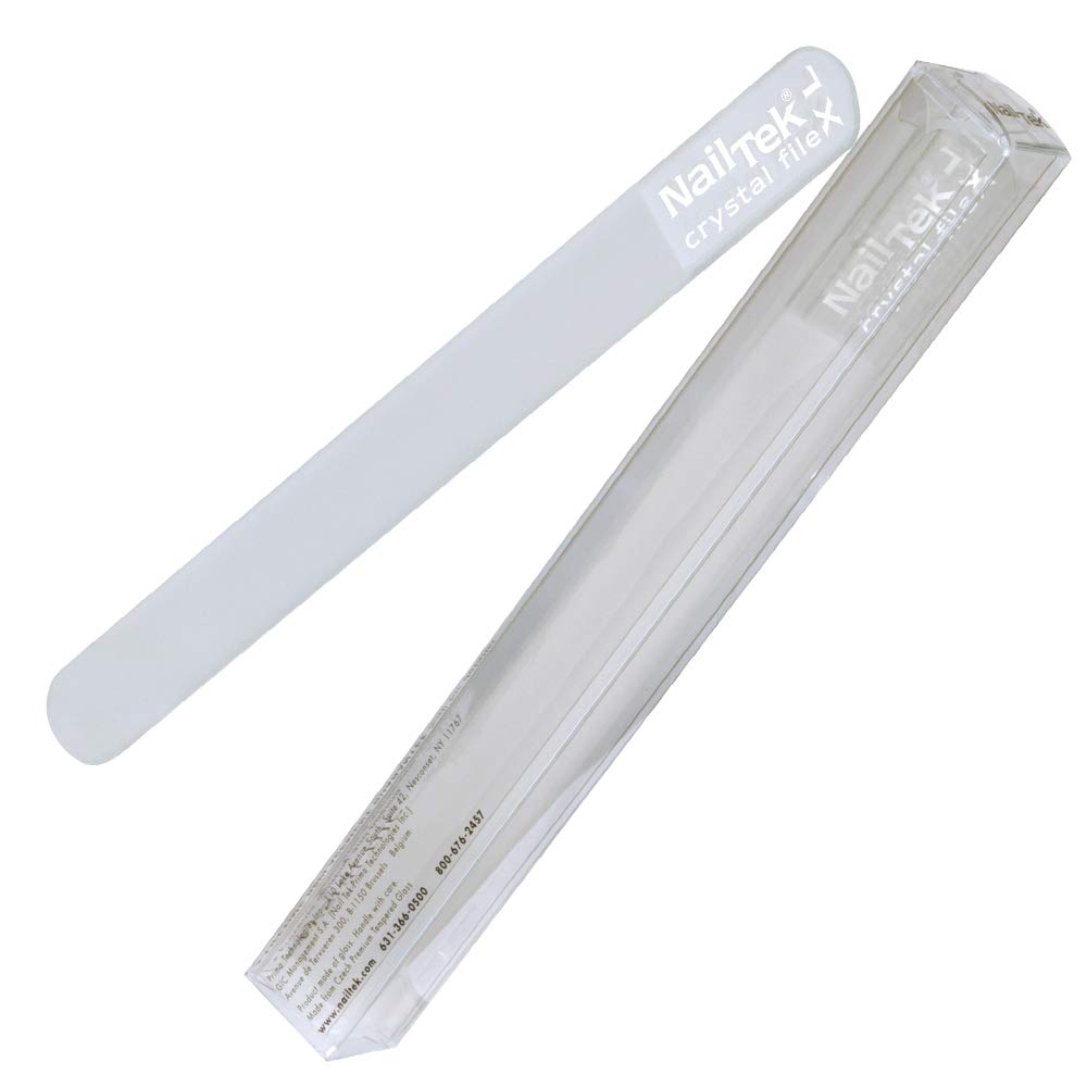 Nail Tek Crystal File Double-Sided with Companion Case