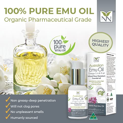 Australian Emu Oil - Rose Geranium 60 ml