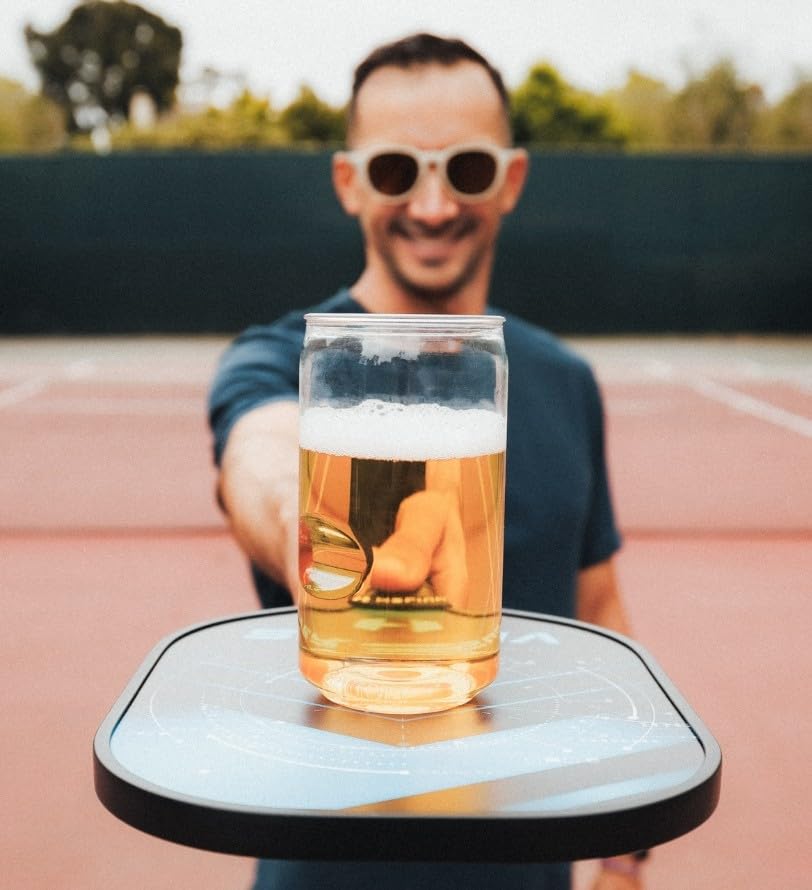 govino Unbreakable Beer Can Shaped Glass 16 oz – Set of 12