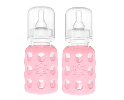 Lifefactory 4oz Glass Baby Bottle Sets