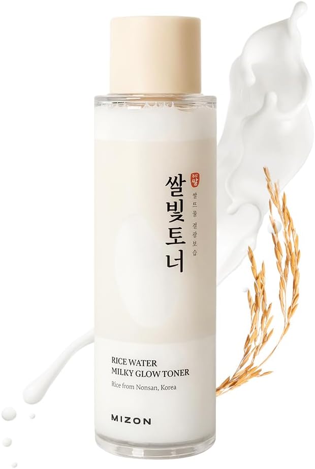 MIZON Rice Water Milky Glow Toner, 5.07 fl oz