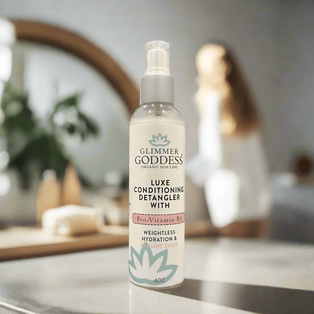 GLIMMER GODDESS Luxe Pro-Vitamin B5 Leave-In Conditioner & Detangler Spray