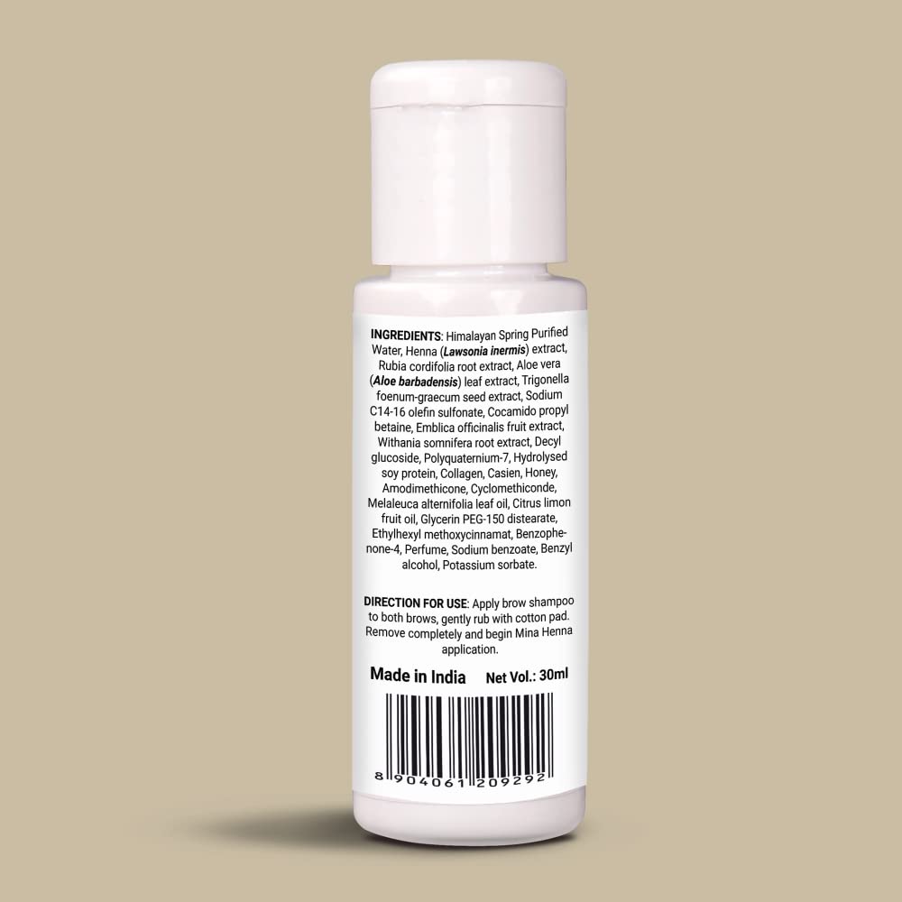 Mina Brow - Eyebrow Shampoo - 30 ml