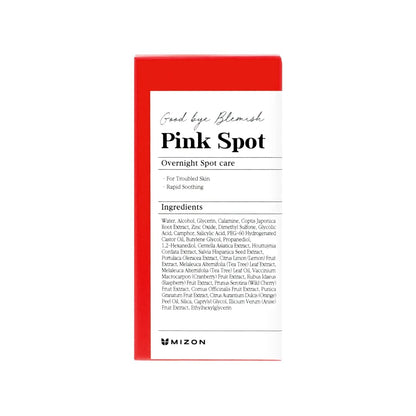 MIZON Pink Spot Overnight Spot Care Pimple Care Product, 19ml/0.65 fl oz