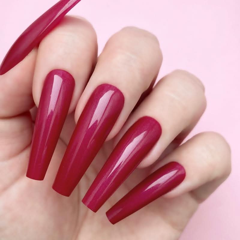 Kiara Sky All-In-One Acrylic Nail Powder 2 oz, Frosted Wine