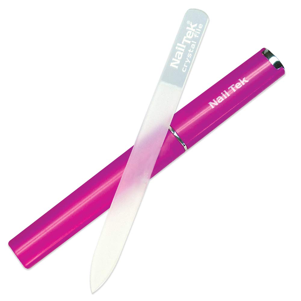 Nail Tek Crystal File Double-Sided with Companion Case