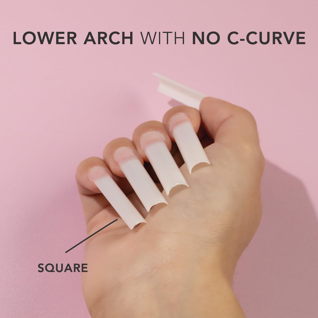 Kiara Sky Professional Nails Non C Curve Nail Tips