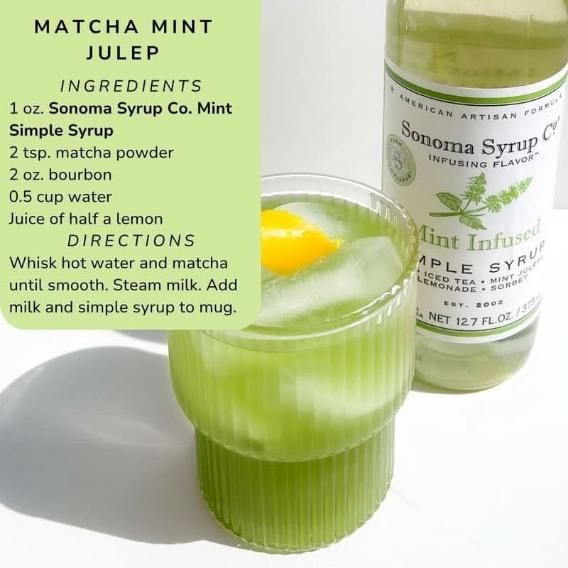 Sonoma Syrup No. 2 Mint Infused Simple Syrup