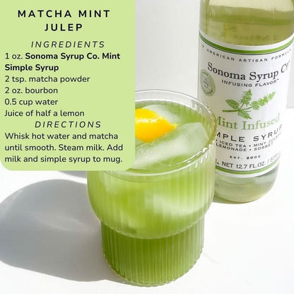 Sonoma Syrup No. 2 Mint Infused Simple Syrup