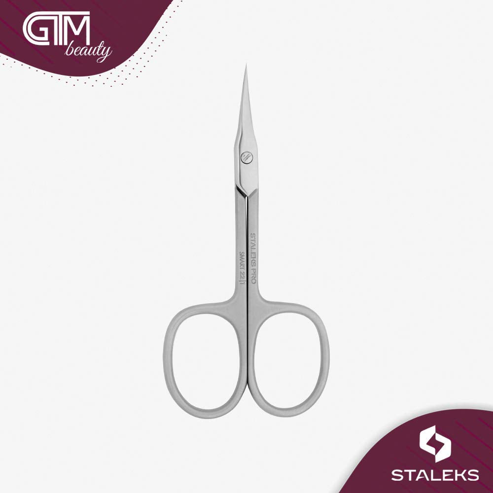 Professional Cuticle Scissors (Blade Length 21 mm) STALEKS Pro Smart SS-22/1