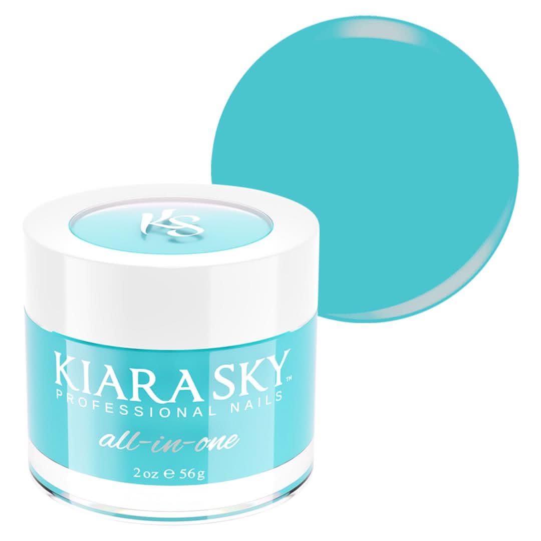 Kiara Sky All-In-One Acrylic Nail Powder 2 oz, I Fell For Blue
