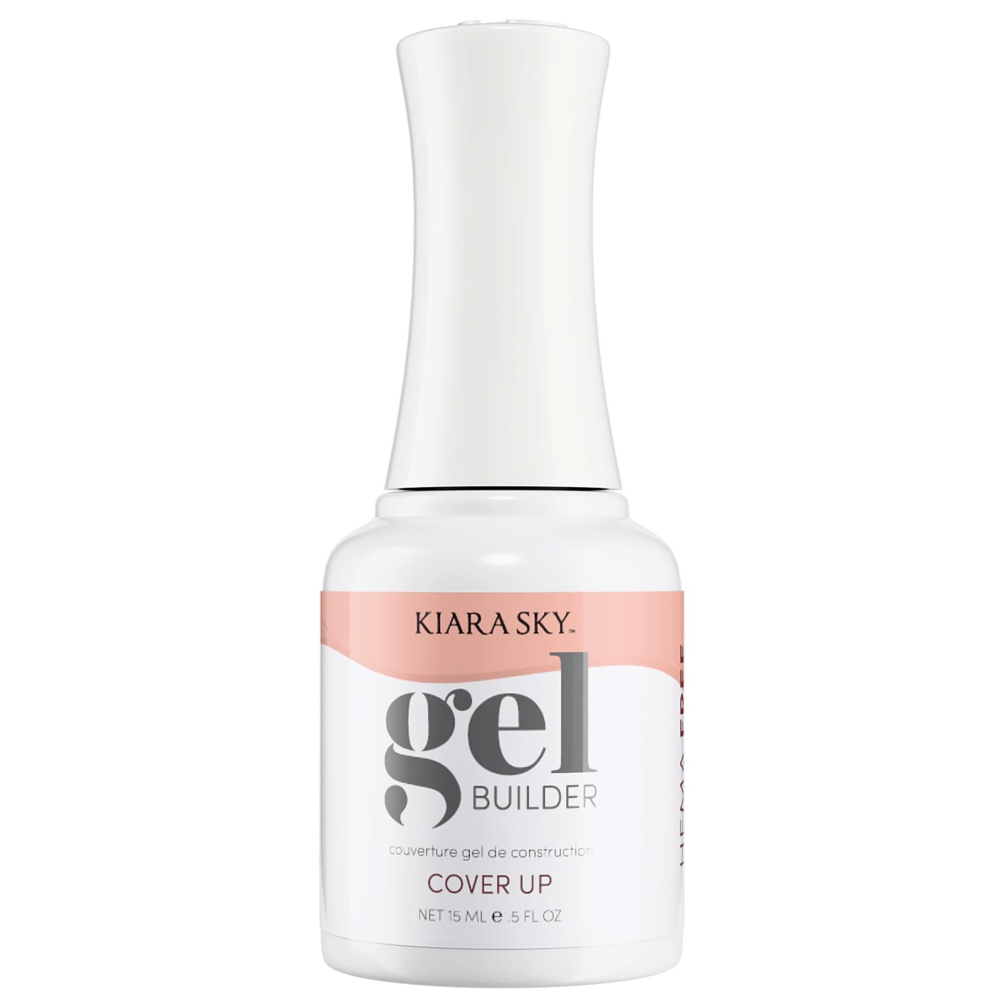 KIARA SKY Hema-Free Builder Nail Gel, Cover Up (Peachy Orange)