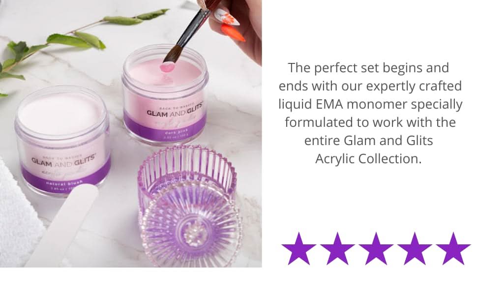Glam and Glits EMA Acrylic Liquid Monomer 16 oz