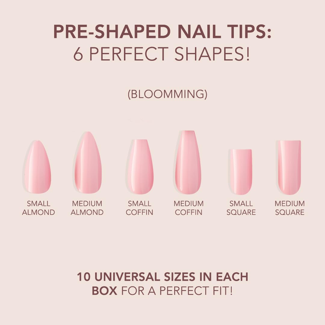 Kiara Sky Professional Nails *NEW* Cover Gelly Tip Case Soft Gel Nail Extensions