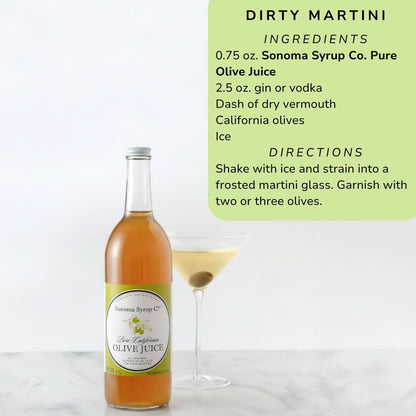 Sonoma Syrup No. 31 Pure California Olive Juice 25.4 oz