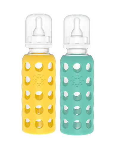 Lifefactory 9 oz Glass Baby Bottle Sets