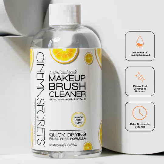 Cinema Secrets Professional Makeup Brush Cleaner, Lemon 2 oz