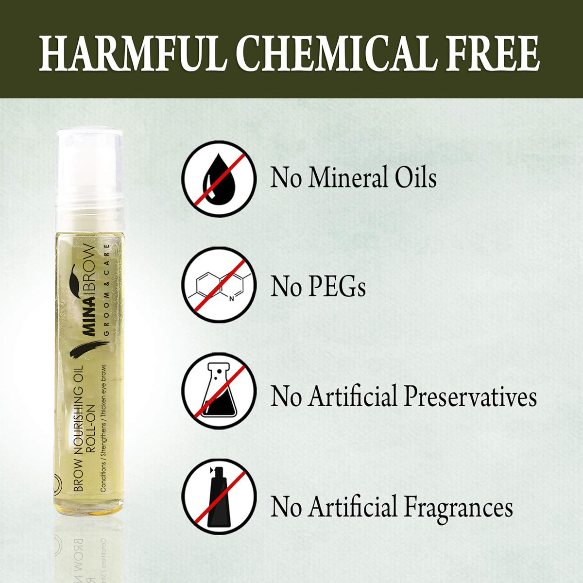 MINAIBROW BROW NOURISHING OIL ROLL ON 10ML