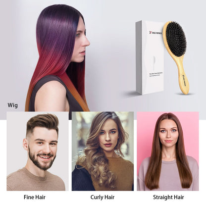Eagle Fortress Bamboo Detangler Hair Brush
