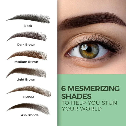 MINA IBROW - HENNA COLLEGE KIT - 6 SHADES (Black, Dark Brown, Medium Brown, Light Brown, Blonde & Ash Blonde)
