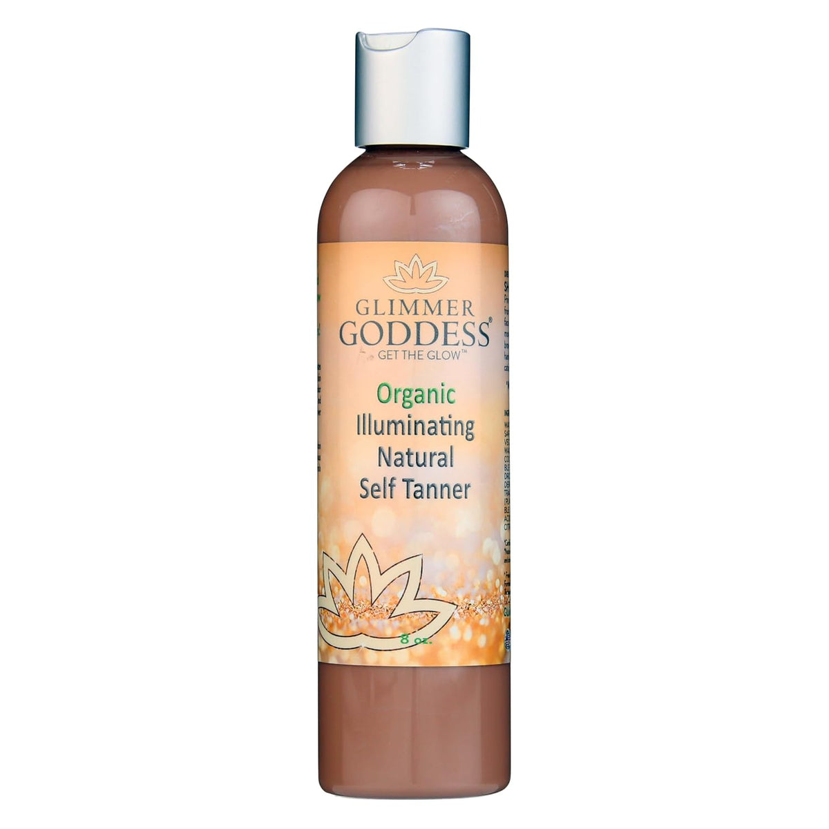 Glimmer Goddess Organic DHA FREE Self Tanner, 8oz