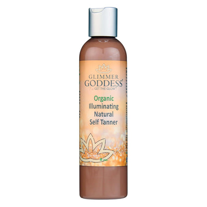 Glimmer Goddess Organic DHA FREE Self Tanner, 8oz
