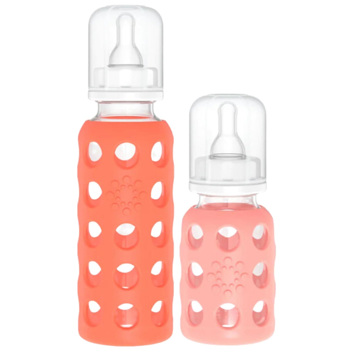 Lifefactory 4oz & 9oz Glass Baby Bottle Set