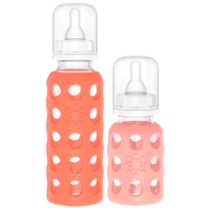 Lifefactory 4oz & 9oz Glass Baby Bottle Set