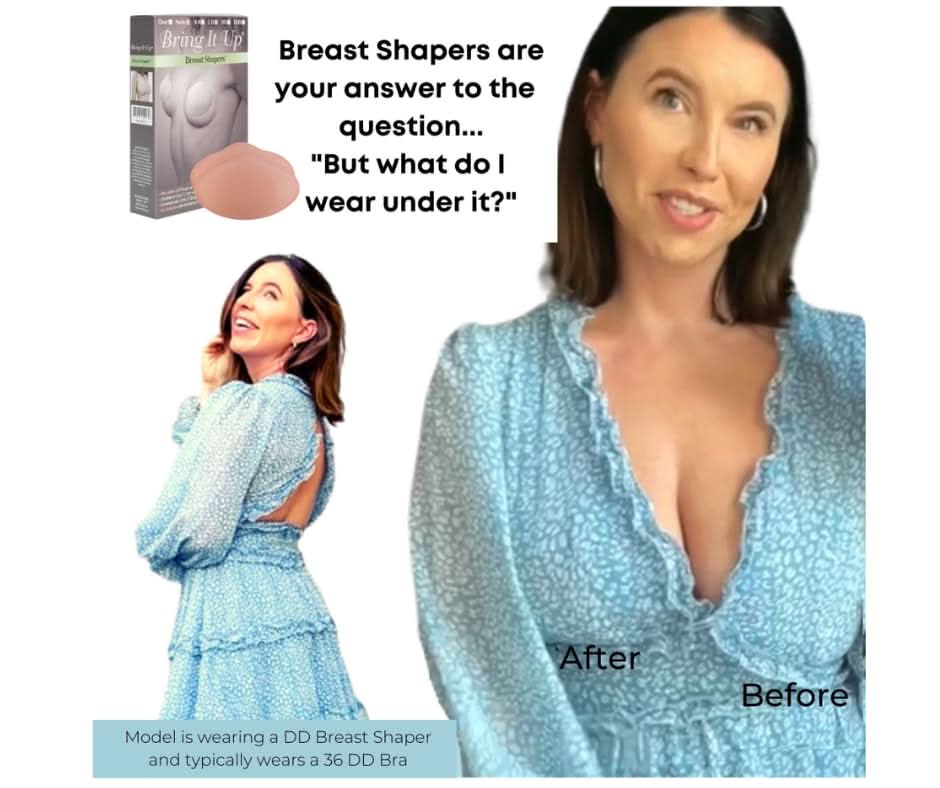 Bring It Up Breast Shapers (DD, Nude)