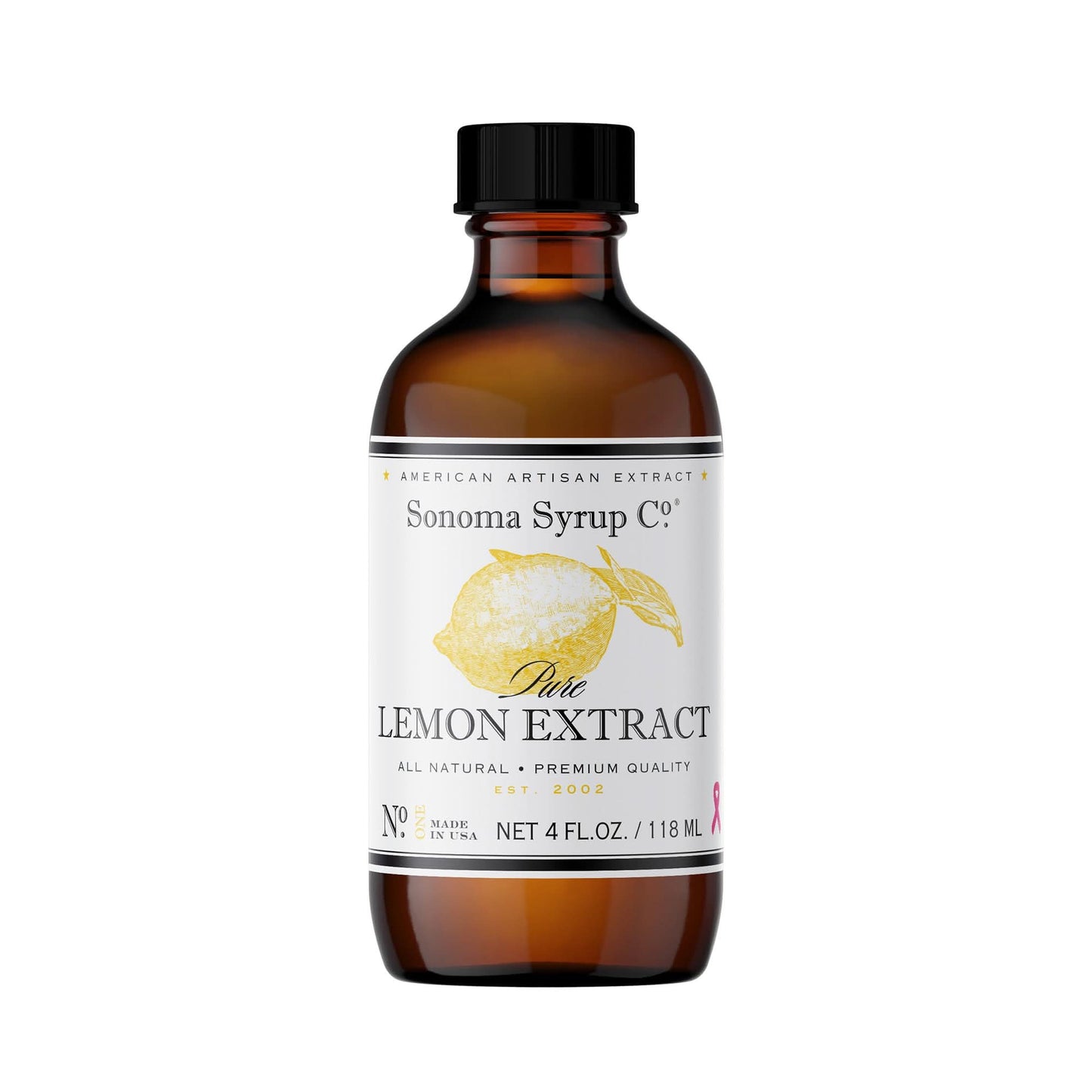 Sonoma Syrup Pure Lemon Extract 4 oz