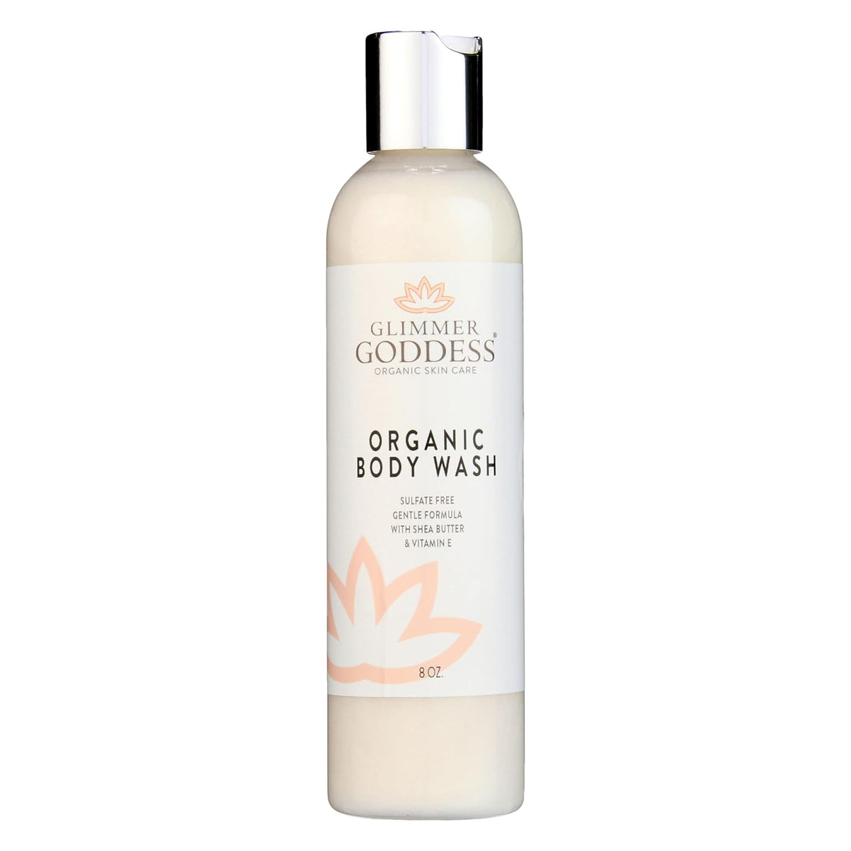 Glimmer Goddess Organic Moisturizing Body Wash, 8 oz