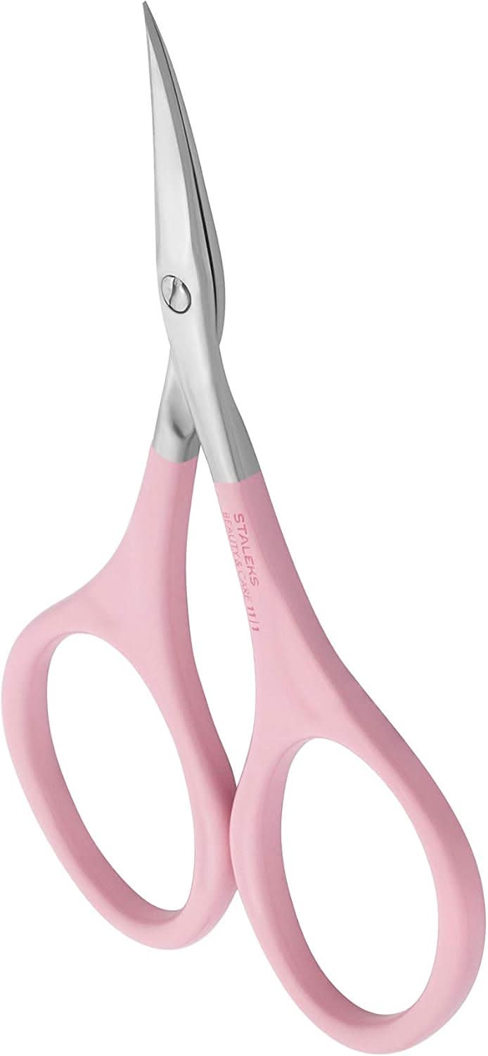 Staleks Beauty & Care 11 Type 1 Pink Cuticle Scissors Blade Width 20 mm SBC-11/1