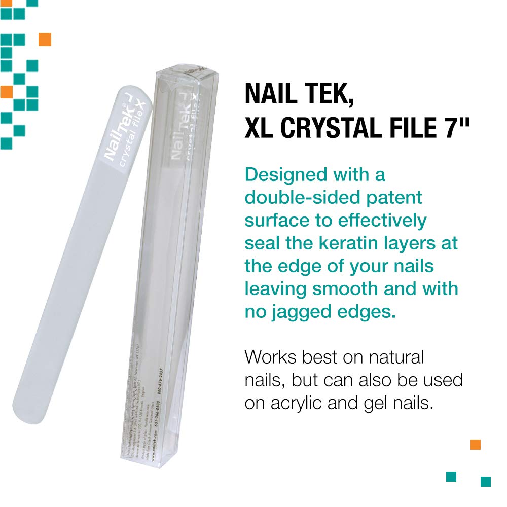 Nail Tek Crystal File Double-Sided with Companion Case