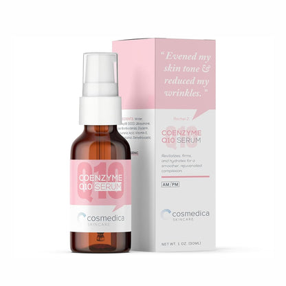 Cosmedica Coenzyme Q10 Anti-Aging Face Serum - Antioxidant Skincare, 1oz