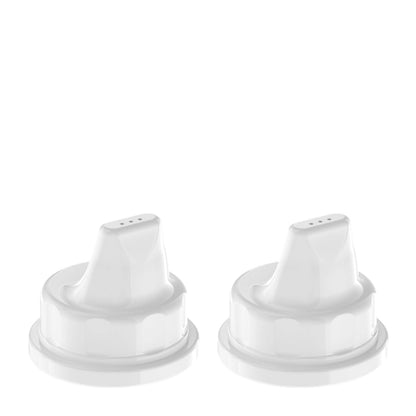 Lifefactory Sippy Caps for 4-Ounce and 9-Ounce BPA-Free Glass Baby Bottles, 2-Pack LF135009C6