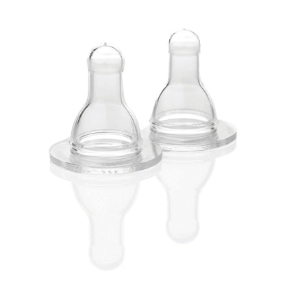 Lifefactory Silicone Nipples Y-Cut for 4oz and 9oz Glass Bottles - 2 pack