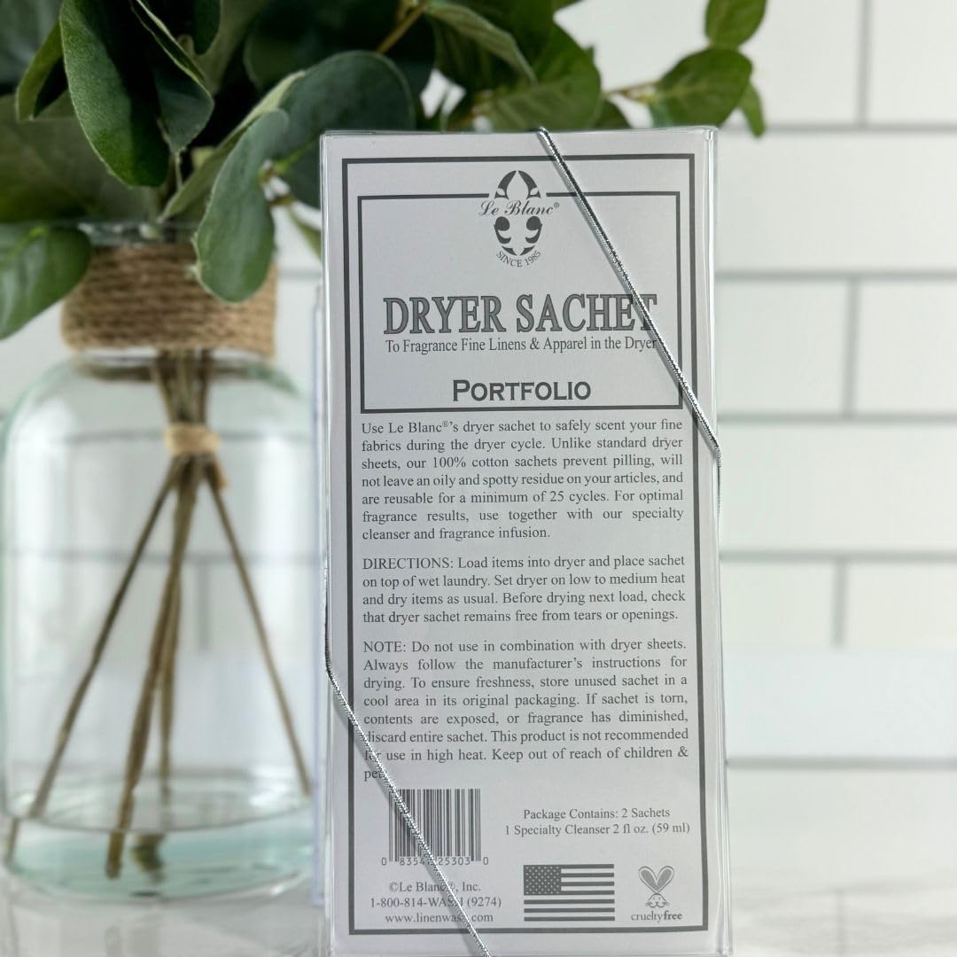 Le Blanc® Portfolio Dryer Sachet -Double Pack